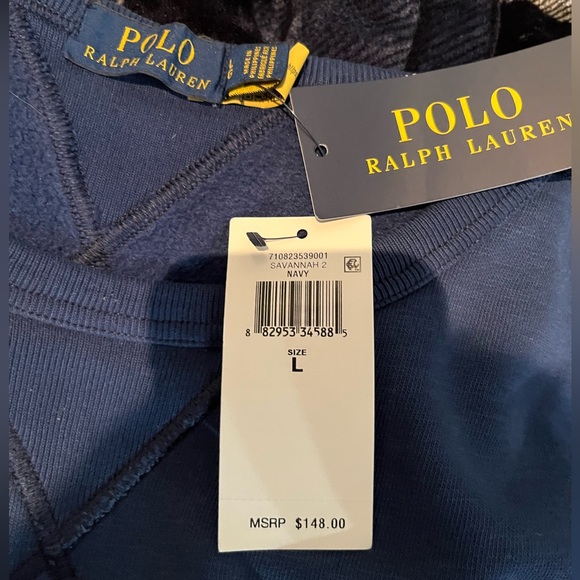 NEW Polo by Ralph Lauren Men's Athletic Division Sweater Size Large - Picture 4 of 9